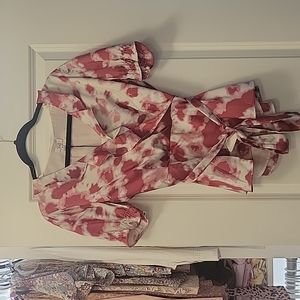 NWT tie waist blouse